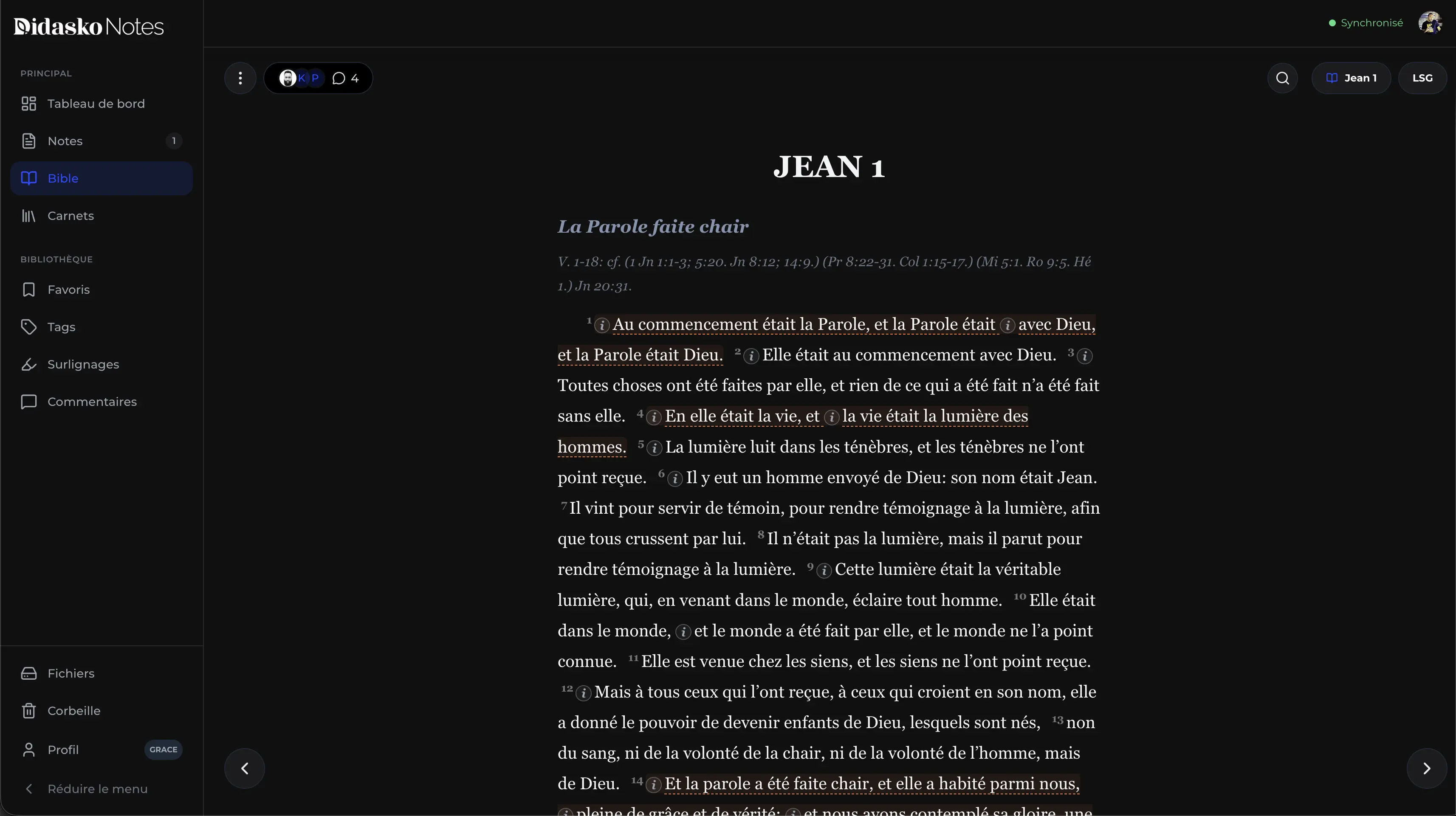 Fonctionnalité de commentaires